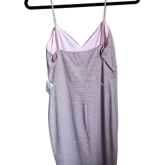 Pink Checkered Papaya Body-Con Dress (M) - Picture 3 of 6
